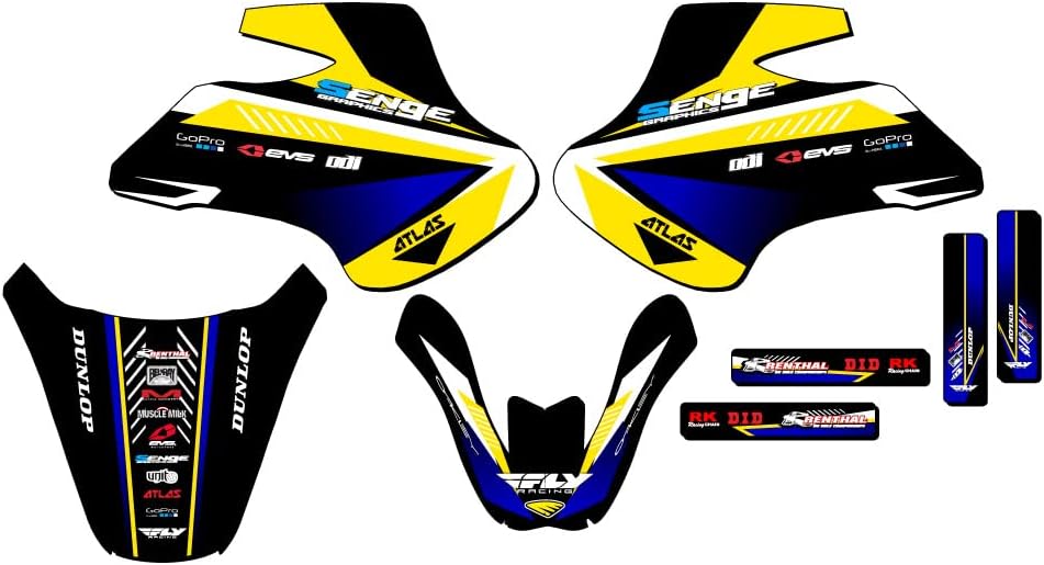 2000-2006 JR 50 SURGE Pink Senge Graphics Complete Kit Compatible with Suzuki