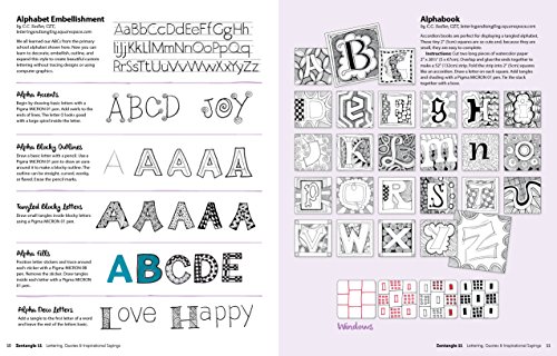 Zentangle 11: Lettering, Quotes, and Inspirational Sayings Taschenbuch – 1. April 2015 - Image 5