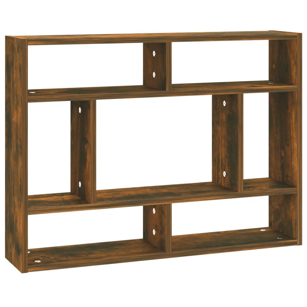 Étagère Murale En Bambou 60x20 Cm - Tablette Flottante Décoration Salon, Salle De Bain, Rangement Suspendu