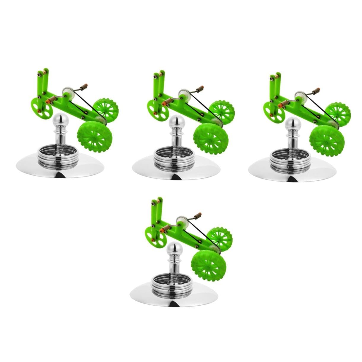 BESPORTBLE 4juegos Juguete Educativo para Entrenamiento De Loros Bicicleta De Jugar y Anillo Interactivo Accesorios para Aves Fomenta La Inteligencia Ejercicio Muscular