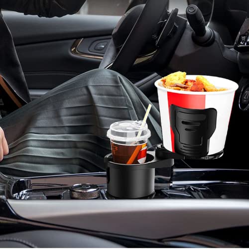 Car Cup Holder Expander – 2 In 1 Multifunctional Car Cup Holder Expander With Adjustable Base For Seat Automotive Auto – All Purpose Dual Car Cup Holder And Organizer For Large Bottles Drinks Mugs. #TOP6