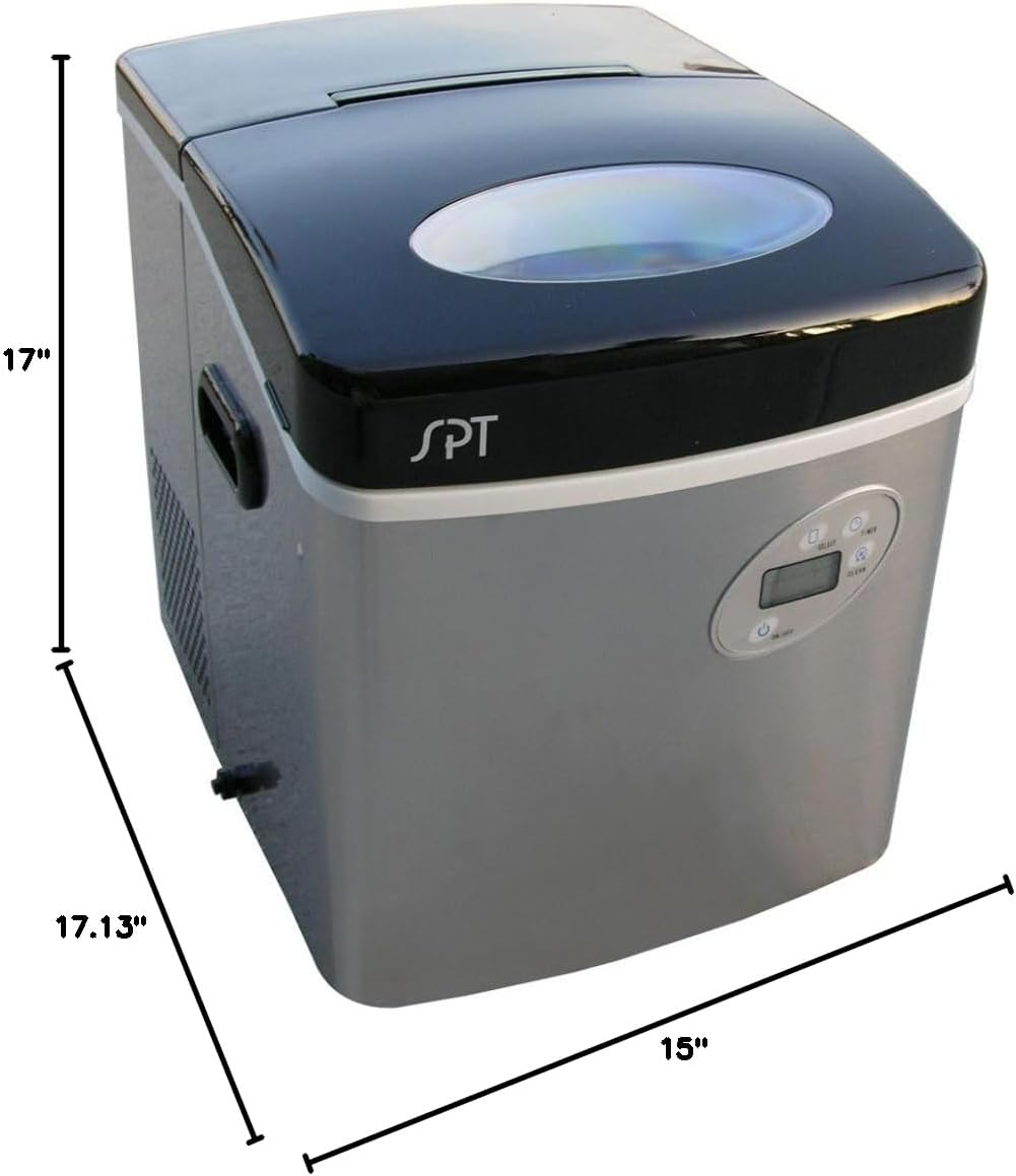 SPT IM-101S Portable ICE Maker with Stainless Steel HOUSING