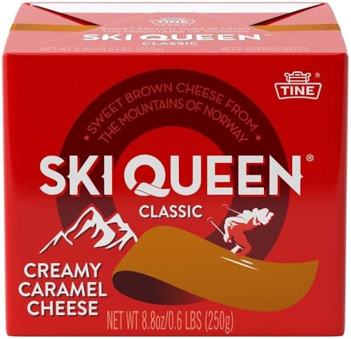 Authentic Ski Queen Gjetost Norwegian Cheese 12-Pack | (12) 8.8 o...