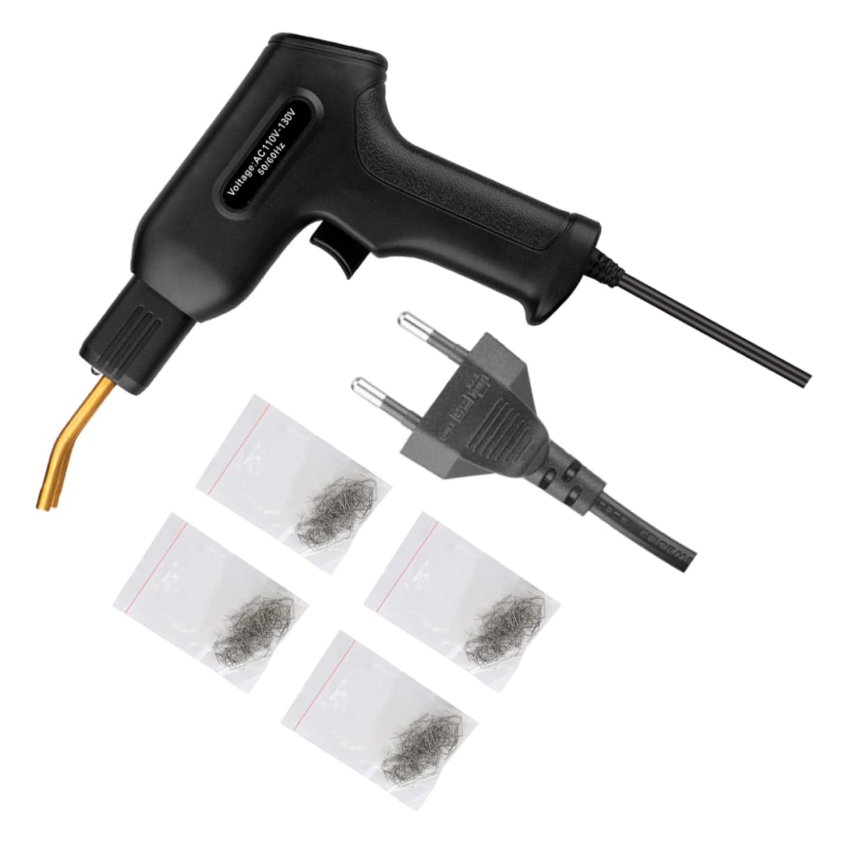 Kit de réparation de bumper de voiture ORFOFE avec agrafes et outil de soudure plastique