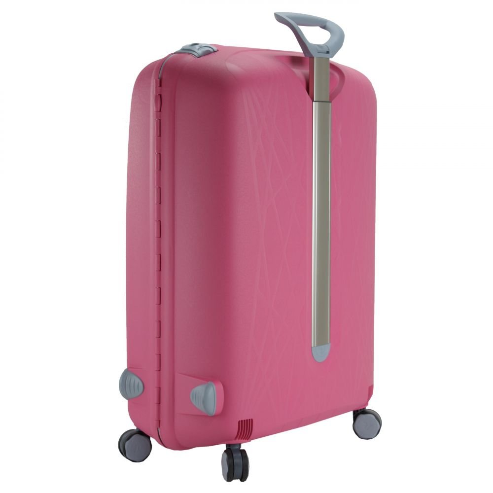RONCATO Lekki wózek na kółkach, średnio sztywny, 4 koła z zamknięciem TSA, wymiary 68 x 48 x 27 cm, waga: 3,8 kg, Magenta, Media, Twarda walizka na 4 kółka