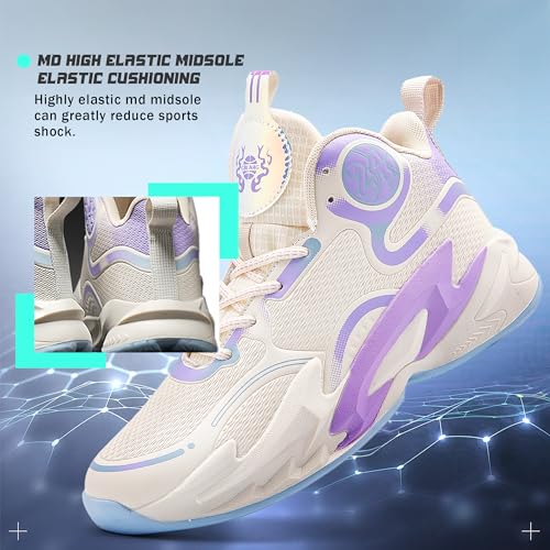Men Basketball Shose Breathable Men Non Slip Outdoor Fashion Sneakers4