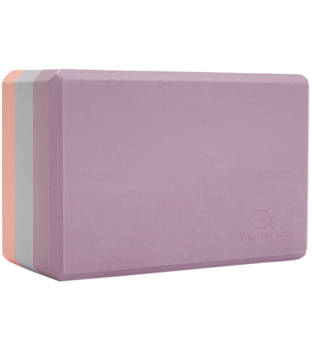 Everyday Yoga Bloco de Yoga de Espuma de 10 Cm - Bloco de Suporte Em Eva de Alta