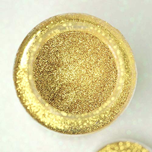 TABLECLOTHSFACTORY 1 Pound Gold DIY Art & Craft Glitter Extra Fine with Shaker Bottle for Wedding Party Event Table Centerpieces Decor