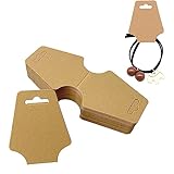 [Materiali di alta qualità] Il cartone da imballaggio della collana è realizzato in carta kraft di alta qualità tagliata, spessa e resistente, non facile da piegare, può mantenere la sua forma originale per lungo tempo e ha una lunga durata.
