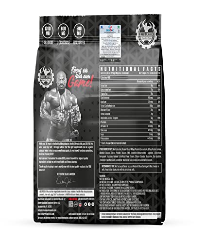 Image of Dexter Jackson Signature Series Black Series Anabolic | Premium Lean Mass Gainer |Chocolate Flavor | Gluten Free |22 Serving, 16Lbs