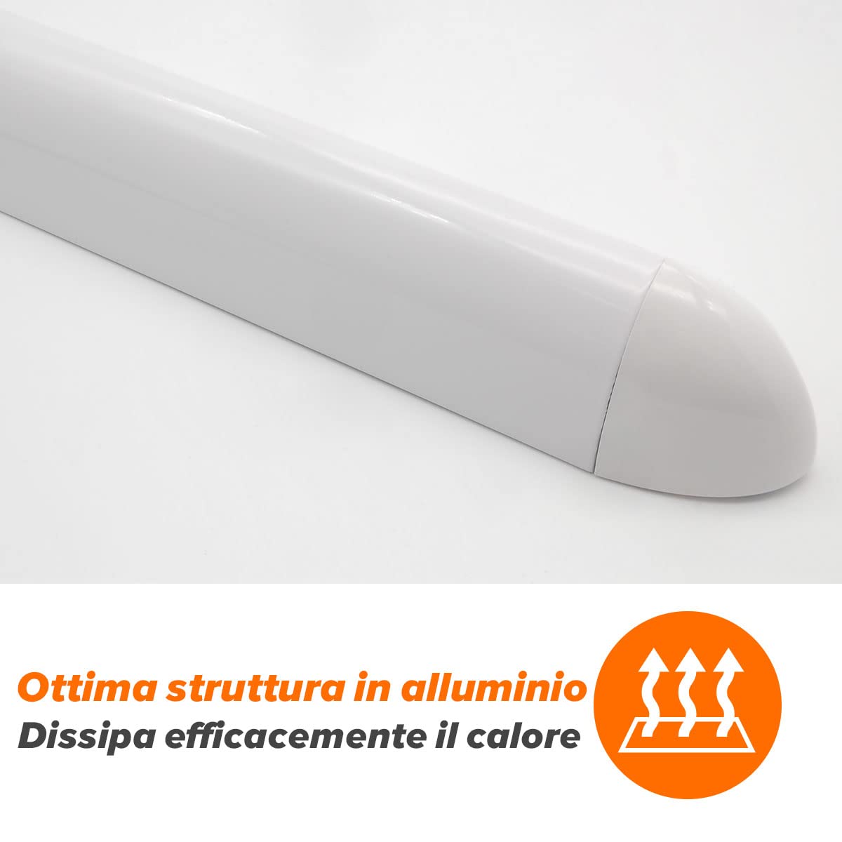 Tubo a LED Veranda 12V Lampada Camper Esterno IP66 Alluminio 550MM