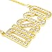 Disco Necklace for Men Disco Chain Necklace for Men Disco Accessories 70s Disco Party Necklace Disco Outfits Men Disco Jewelry Disco Costume Jewelry for Men Women Disco Costume Accessories (Gold)