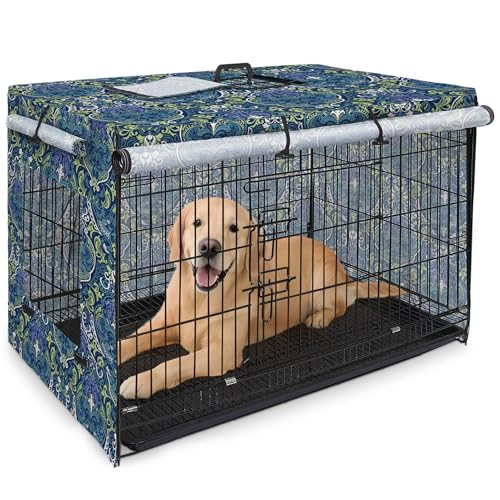 Bienbee ���p�N���[�g�J�o�[�A91.4 cm ���p�P�[�W�p�h���N���[�g�J�o�[ �ʋC�� ���p�������J�o�[ ���ʃW�b�p�[�P�[�W�J�o�[ ���C���[�P�[�W�������O�ی�A�΂Ɖ��F�̃W�I���g��