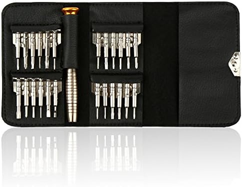 H&S Precision Screwdriver Set Mini Glasses Screwdriver Tool Kit Eyeglass Sunglass Repair Interchangeable Torx Screwdrivers for Watch with Case
