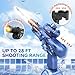 2 Pack Electric Water Guns with Light Up,Full Automatic Electric Squirt Gun 28-32 FT Range Water Pistol Blaster Soaker,Summer Outdoor Pool,Water Toy for Adult&Kid