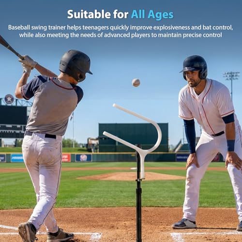 25° Baseball Swing Path Trainer, Upgrade All-Aluminum Tubing Clamps by Morzhunis - Used condition - Image 7