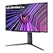 LG ‎27GS95QE 27-inch Ultragear OLED Gaming Monitor QHD 1440p 240Hz 0.03ms DisplayHDR True Black 400 AMD FreeSync Premium Pro NVIDIA G-Sync HDMI 2.1 DisplayPort Tilt/Height/Swivel Stand Black