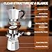 Imagen de DITOSH Cafetera Expresso Moka Pot Express de 14 Taza de Aluminio Percoladora Cafetera Moka Clásica Italiana Para Preparar Café Italiano y Cubano Para Casa y Camping 700ml 23oz
