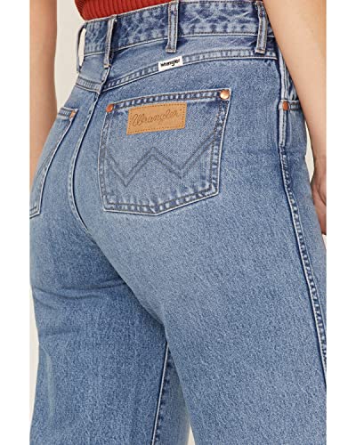 Wrangler Women's Light Wash Bonnie Loose Flare Wide Jeans - 112322866 31W x 34L4