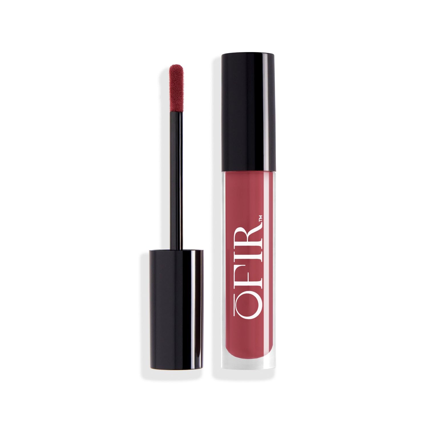 OFIR Velvet Bond Liquid Matte Lipstick | Matte Liquid Lipstick for Bold, Full Coverage Color | Hydrating Pigments Offer All-Day Comfort | Vegan Formula | Fig - Wine Shade | 0.12 fl oz