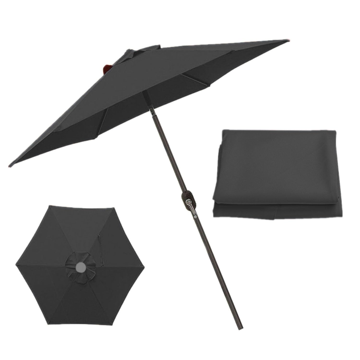 Parasol Umbrella Replacement Cover patio umbrella replacement canopy Garden Parasol Canopy Cover Sun Umbrella Replacement Cloth fabric cover fits Wood, Aluminum, Metal or Fiberglass Umbrella Frames (