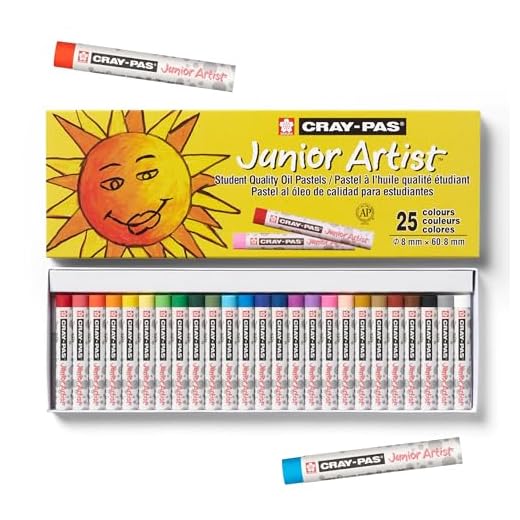 SAKURA Cray-Pas Junior Artist Soft Oil Pastels, 25 Color Set