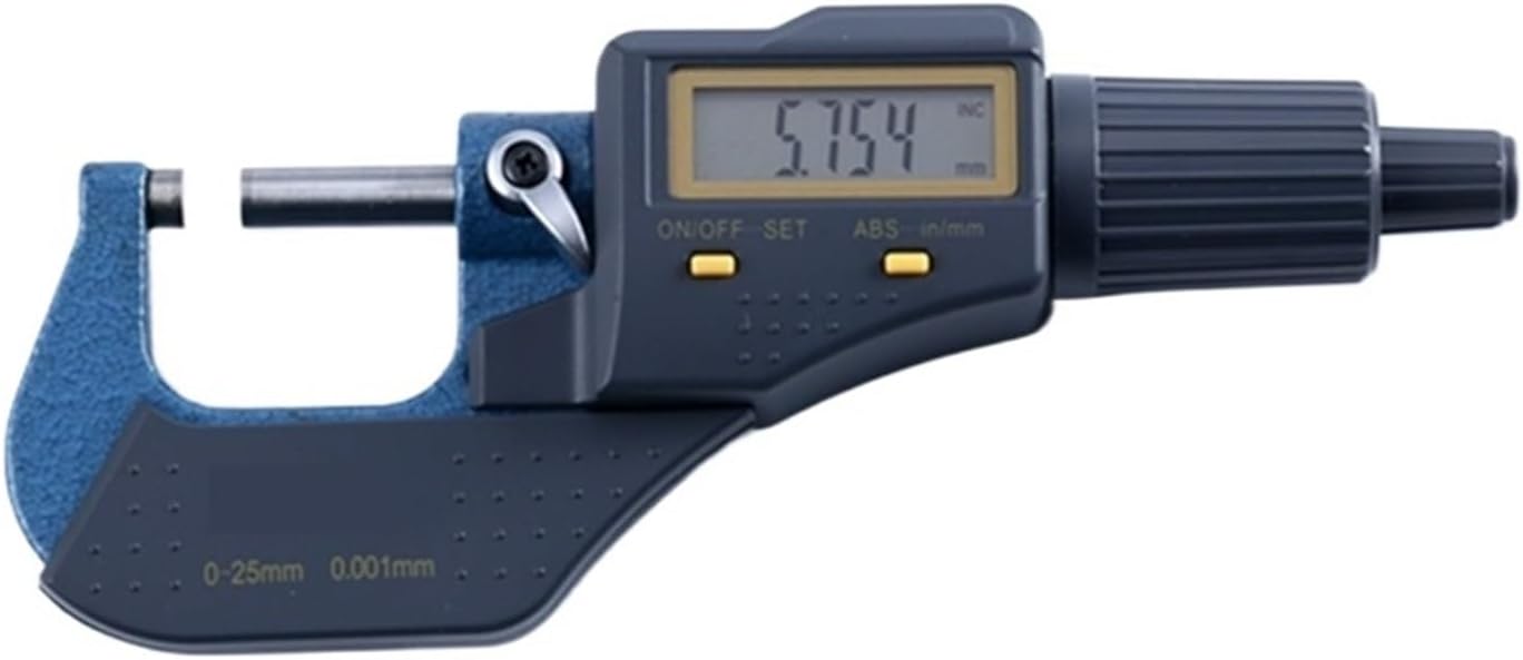0.001mm Digital Electronic Micrometer 0-25mm Micron Outside Micrometers Gauge Meter Inch/mm Thickness Measuring Tools with Box