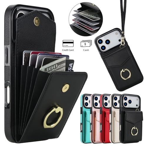 Housse iPhone 16 Pro avec sangle arrière et fentes pour cartes pour sécuriser vos trajets - 2