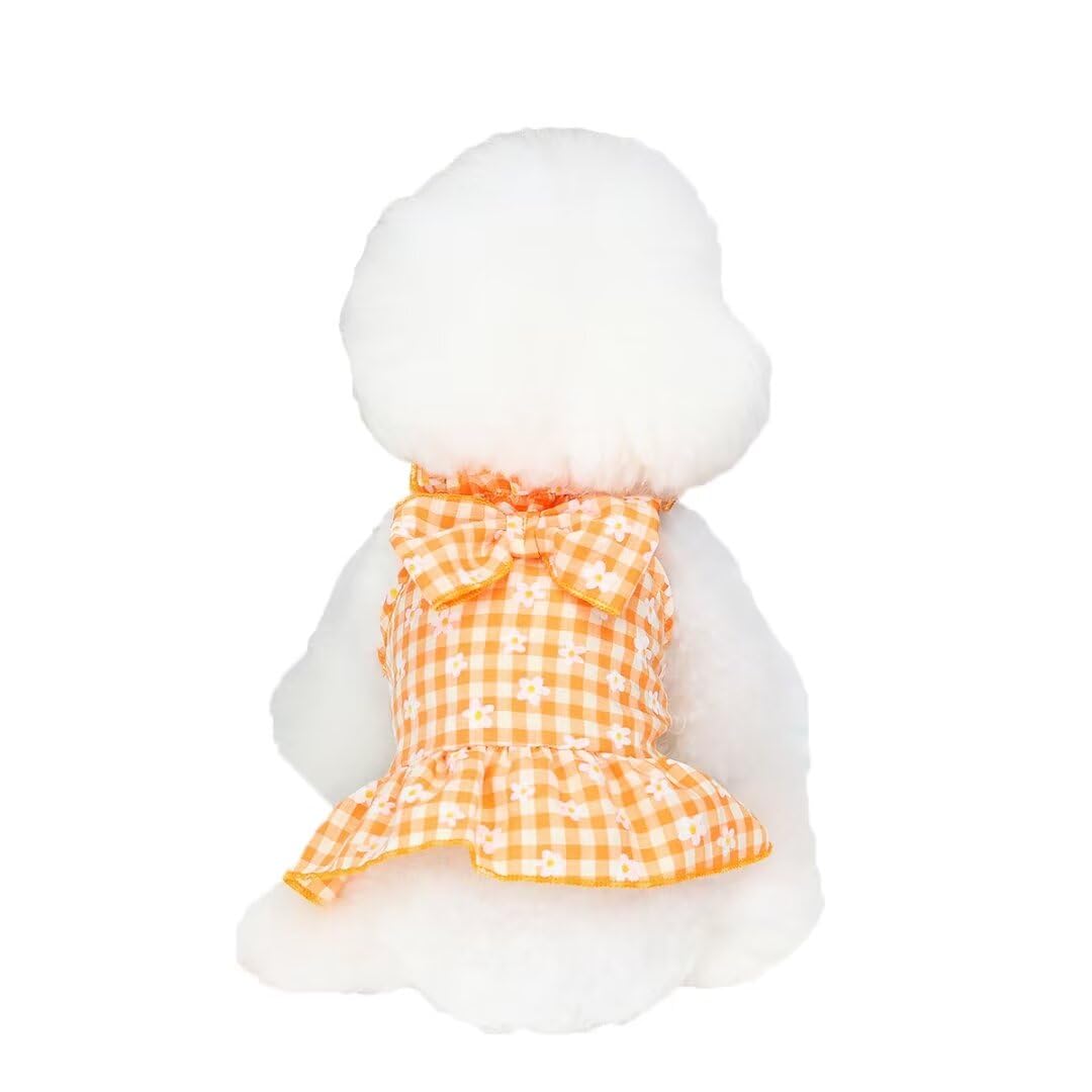 Small Female Dog Dress Pet Clothes Tutu Dress Cute Yorkie Dresses for Girl Dogs Clothes Pomeranian Winter Outfit