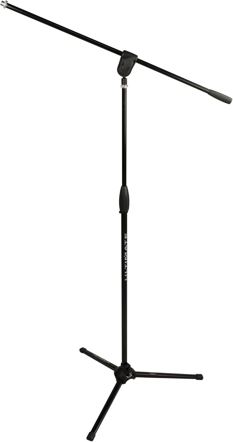 Ultimate Support MC-40B-PRO Classic Series Microphone Stand w/Three-way Adjustable Boom Arm and Stable Tripod Base