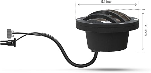 Miniatura 6 de Malibu - Luces de pozo de bajo voltaje de 4 W, luces LED de cubierta de paisaje al aire libre, 12 V, luz de pozo de 200 lúmenes, luz en el suelo,