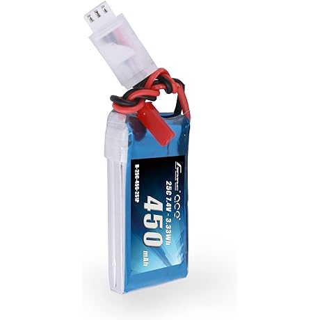 Ace 250 Rechargeable 2S LiPo Battery with JST Plug for RC Vehicles and Drones