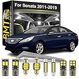 LED Interior Light Kit Replacement for HYUNDAI Sonata YF 2011 2012 2013 2014 2015 2016 2017 2018 2019, Super Bright 6000K White