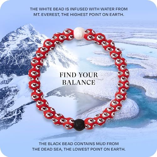 lokai nfl football collection beaded bracelets for men amp women - silicone jewelry beaded friendship bracelet for women amp men - sports team gear apparel amp accessories