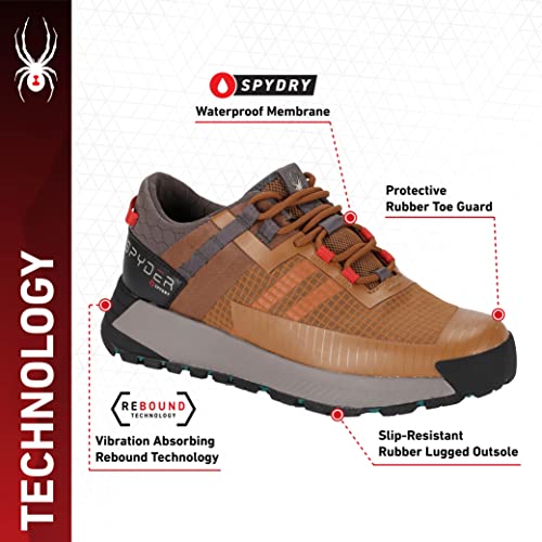 Spyder Men's Hiking Shoes, Brown Spice, 93