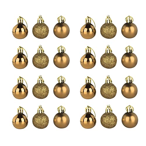 Christmas Decoration 24 Pieces Christmas Baubles Tree Decoration Christmas Decoration Decorations Home Decor (C A One Size)