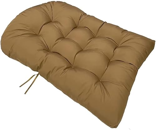 Miniatura 7 de TESICA Cesta colgante para silla, cojín de repuesto para huevos, cojín de hamaca impermeable para interiores y exteriores, cojín grueso para