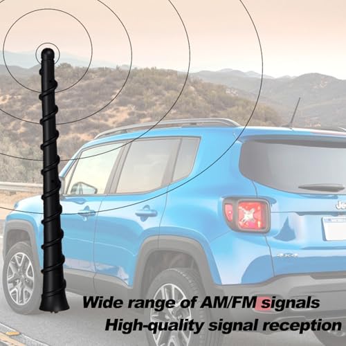 Image of 7 Inch Antenna for 2011-2025 Jeep Cherokee Grand Cherokee Dodge Avenger Liberty Durango Dart Journey Chrysler 200 Fiat 500 OEM 5091100AA 68297936AA 5091100AB