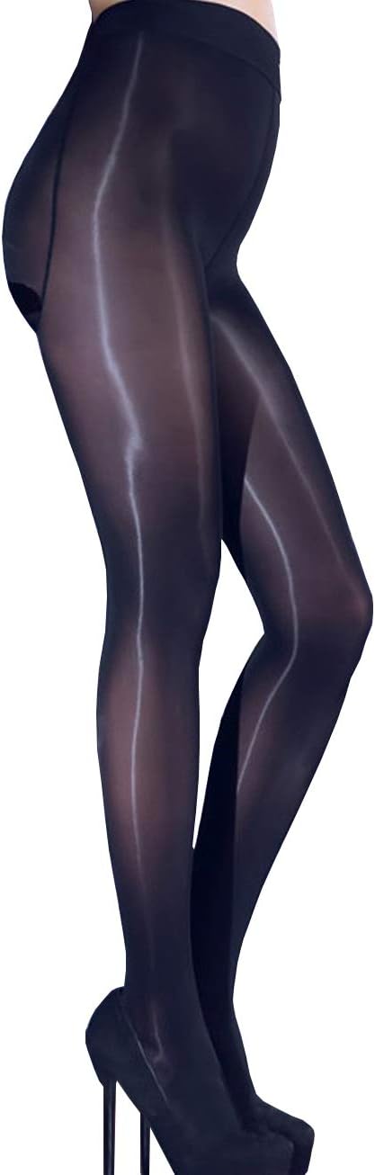 leesuo 8D Shaping Oil Socks Shiny Silk Mens Pantyhose Glossy Stocking Tights