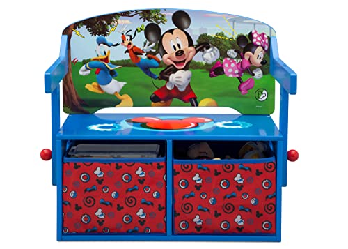 Delta Children Kids Convertible Activity Bench - Greenguard Gold Certified, Disney Mickey Mouse - image 8