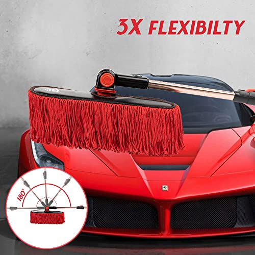 Ride Kings RED001 Car Duster Exterior Scratch Free,Soft Car Brush Kit thumb #2