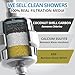 WeAQUA Heavy Duty Shower Filter Family 2 PACK – 99% Removal for Hard Water, Chlorine, Fluoride, Heavy Metals, Micro-life, Organics and More