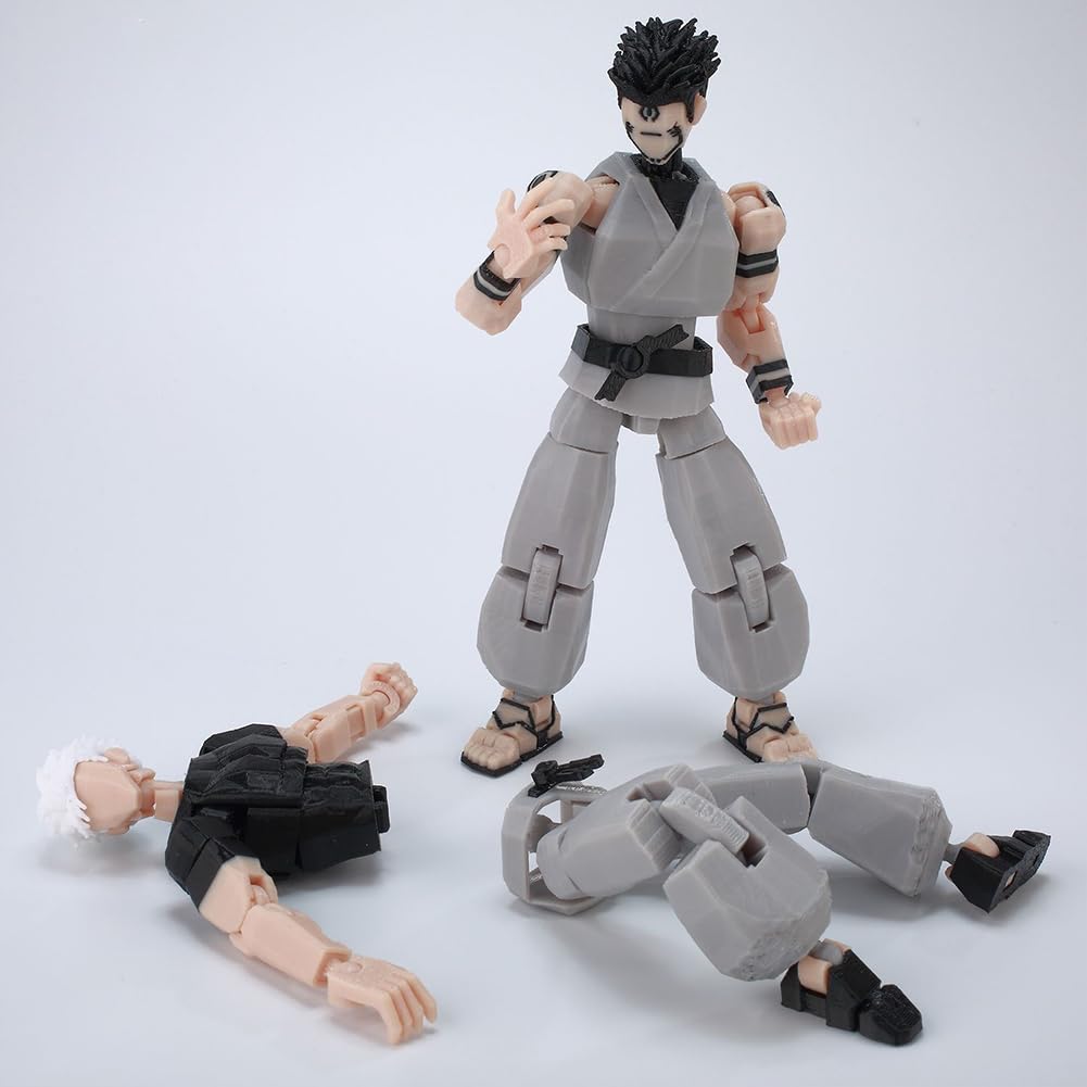 Figura De Acción Gojo Satoru 14 Cm | Impresión 3D | Articulaciones Flexibles Y Accesorios | JJK Merch Para Coleccionistas | Regalo Para Fans De Anime