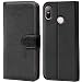 Produktbild Verco HTC U12 Life Hülle, Handyhülle für HTC U12 Life Tasche PU Leder Flip Case Schutzhülle Brieftasche - Schwarz