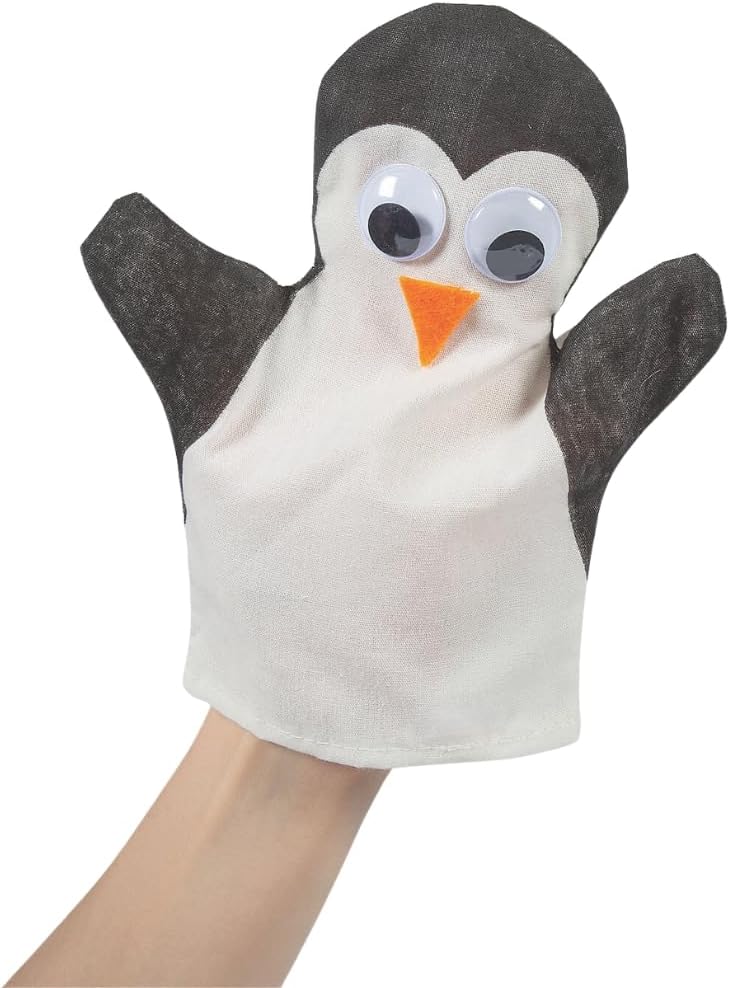 Fun Express DIY Hand Puppets Craft Kits 12 Pack | Arts and Crafts for Kids Ages 4-8, Toddler Crafts Ages 2-4, Kids Craft Supplies