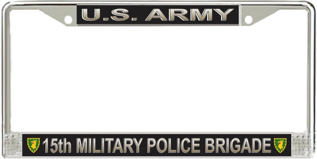 U.S. Army 15th Military Police Brigade License Plate Frame