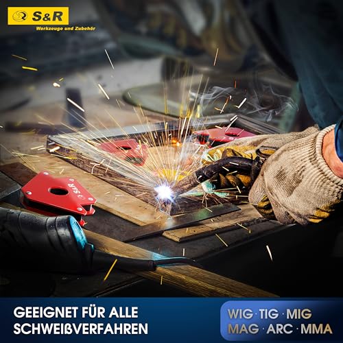 S&R Schweißmagnet – Starke Schweißmagnete & Schweißwinkel magnetisch, Profi Magnetwinkel/Schweissmagnet, Montieren & Schweißen – Schweißzubehör | Welding Magnet & Welding Accessories