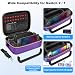 Switch Case for Nintendo Switch 2/1/OLED, All-in-One Deluxe Bag Purple