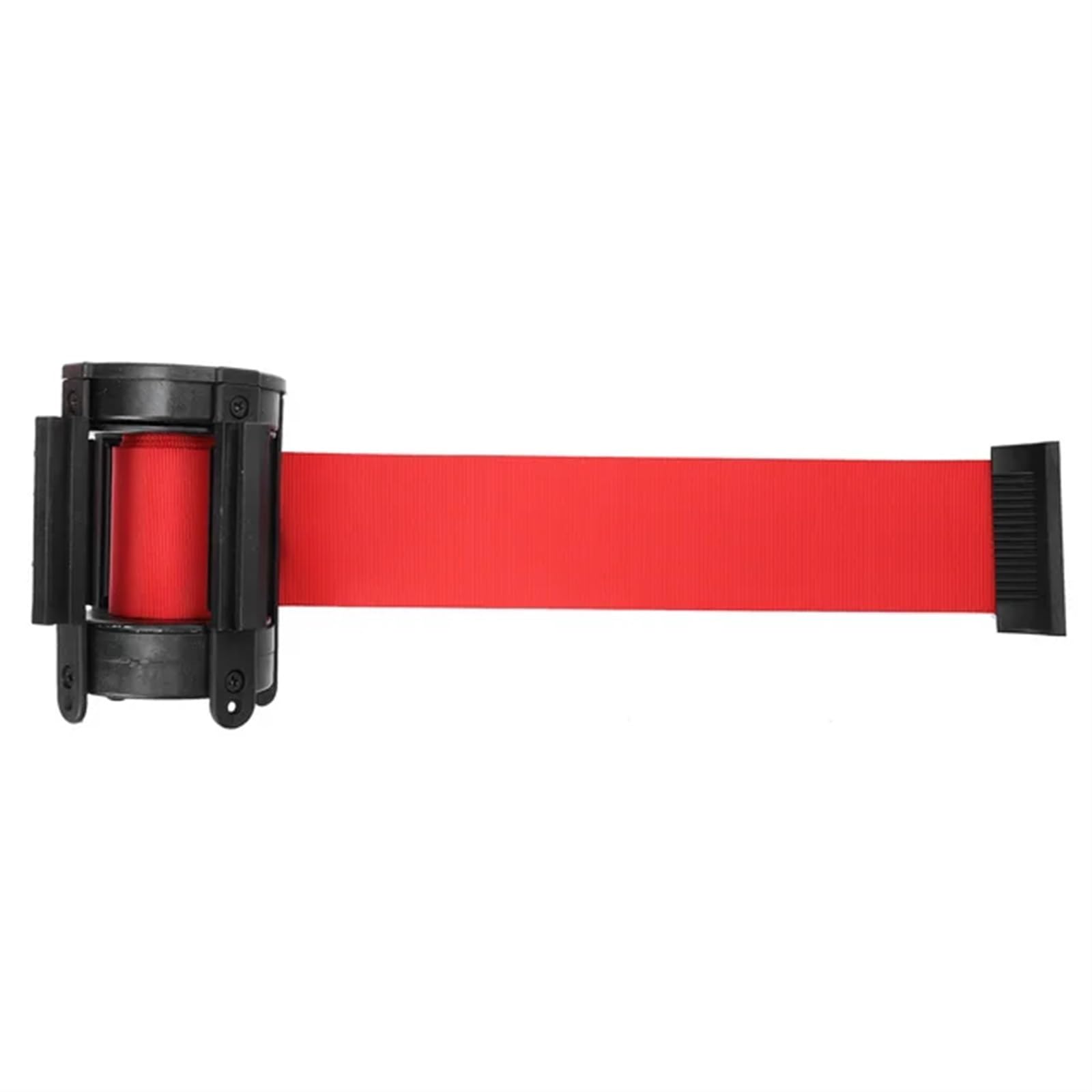 Cinta Balizamiento Montado En Pared Barreras de cinta retráctiles, advertencia for multitudes, control colas, cordón pared, cuerda soporte, postes for exteriores, 5 m para Aeropuertos(Red)
