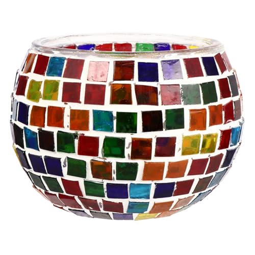 GALPADA Leoparden Print Teelichtglas - Hitzebeständige Kerzenhalter Für Romantische Stimmung